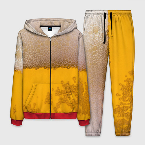 Мужской костюм Пиво / 3D-Красный – фото 1