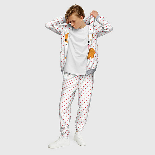 Мужской костюм Корги / 3D-Меланж – фото 3