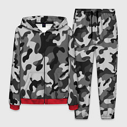 Костюм мужской ГОРОДСКОЙ КАМУФЛЯЖ, цвет: 3D-красный