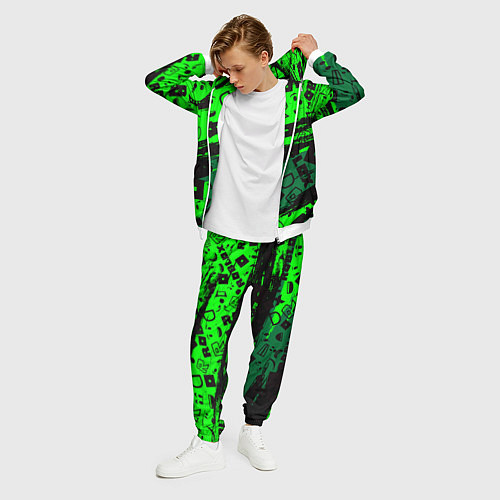 Мужской костюм Roblox / 3D-Белый – фото 3