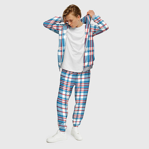 Мужской костюм Текстура Сумка Челнока / 3D-Меланж – фото 3