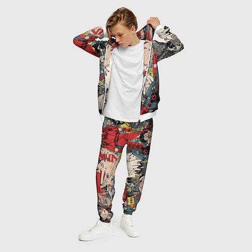 Мужской костюм AKIRA / 3D-Белый – фото 3