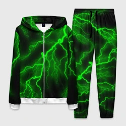 Костюм мужской МОЛНИЯ GREEN NEON, цвет: 3D-белый