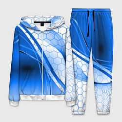 Костюм мужской ABSTRACT BLUE, цвет: 3D-белый