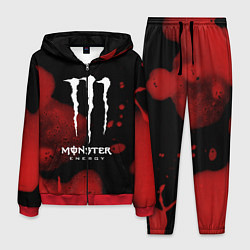 Костюм мужской MONSTER ENERGY, цвет: 3D-красный