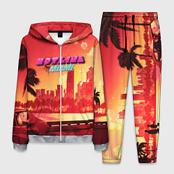 Костюм мужской HOTLINE MIAMI, цвет: 3D-меланж