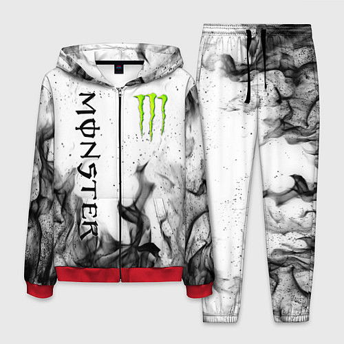 Мужской костюм MONSTER ENERGY / 3D-Красный – фото 1
