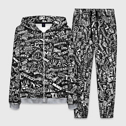 Костюм мужской Top Hip Hop, цвет: 3D-меланж