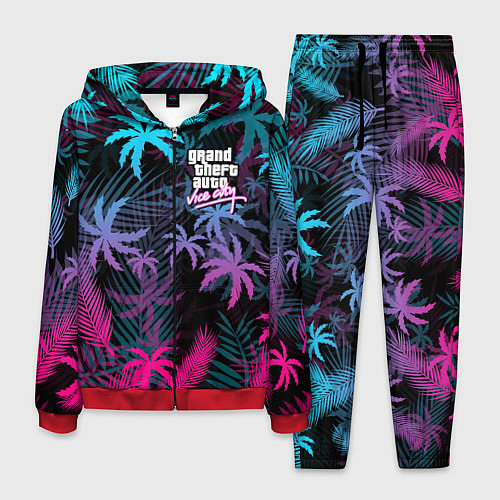 Мужской костюм GTA VICE CITY / 3D-Красный – фото 1