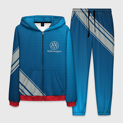 Мужской костюм VOLKSWAGEN / 3D-Красный – фото 1