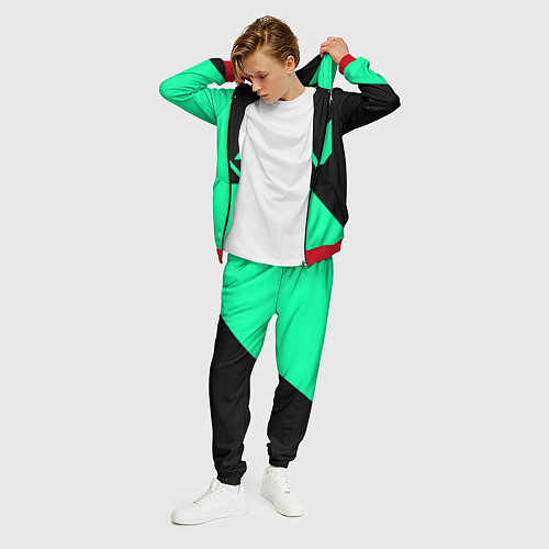 Мужской костюм VALORANT / 3D-Красный – фото 3