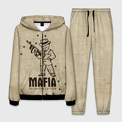 Костюм мужской Mafia 2 цвета 3D-черный — фото 1