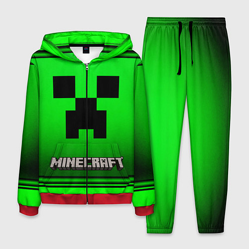 Мужской костюм Minecraft / 3D-Красный – фото 1