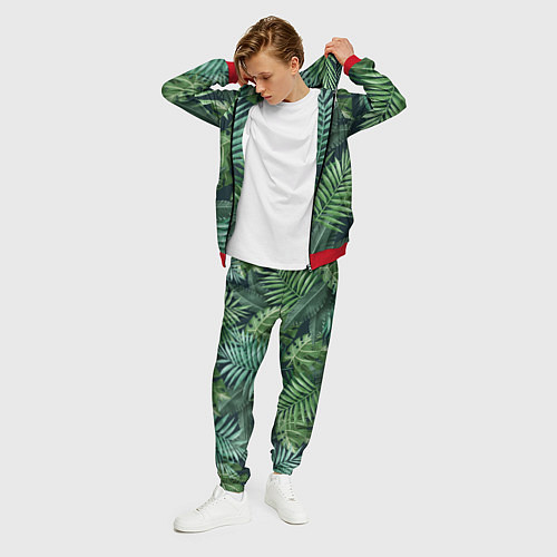 Мужской костюм Тропики / 3D-Красный – фото 3