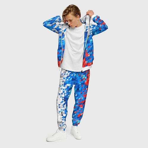 Мужской костюм RUSSIA SPORT / 3D-Белый – фото 3