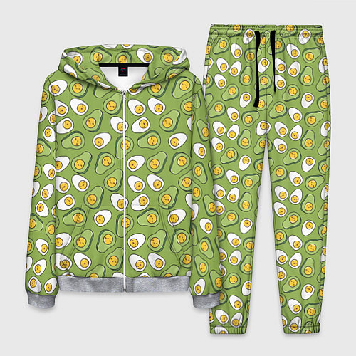 Мужской костюм Avocado and Eggs / 3D-Меланж – фото 1