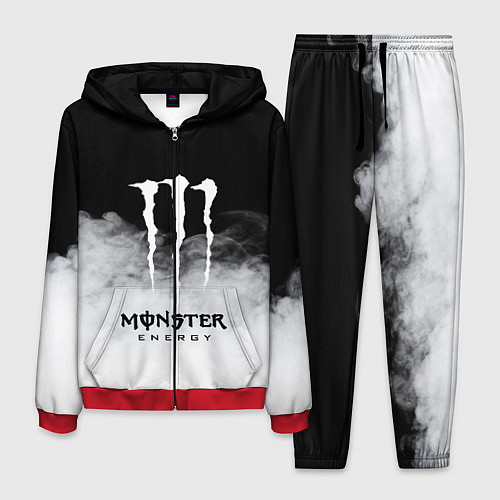 Мужской костюм MONSTER ENERGY BLACK / 3D-Красный – фото 1