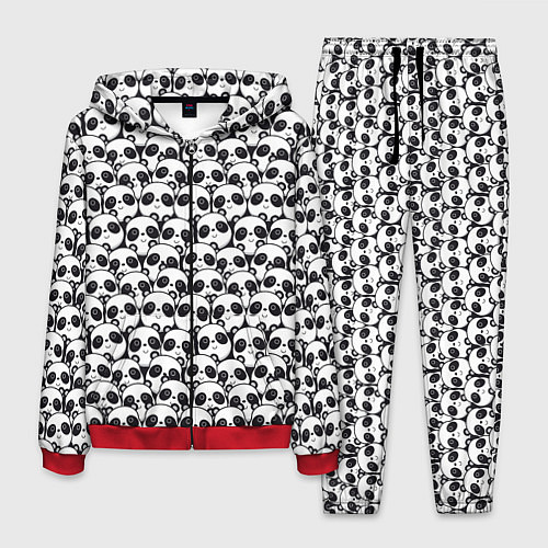 Мужской костюм ПАНДЫ / 3D-Красный – фото 1