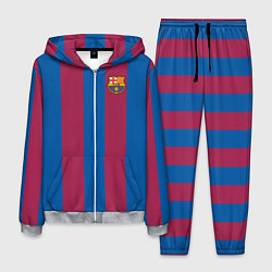 Костюм мужской FC Barcelona 2021, цвет: 3D-меланж