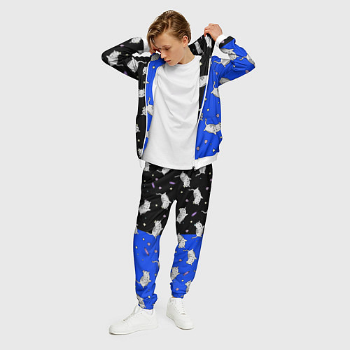 Мужской костюм КИСЫ / 3D-Белый – фото 3