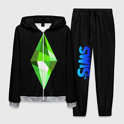 Костюм мужской The Sims Plumbob, цвет: 3D-меланж