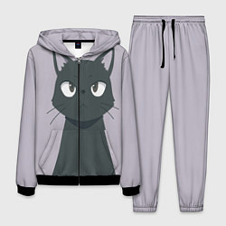 Костюм мужской Чёрный кот, цвет: 3D-черный