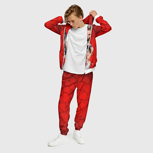 Мужской костюм Billie Eilish Билли Айлиш / 3D-Белый – фото 3