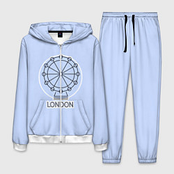 Костюм мужской Лондон London Eye, цвет: 3D-белый