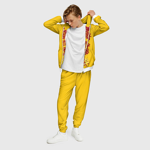 Мужской костюм Китайский новый год / 3D-Белый – фото 3