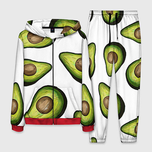 Мужской костюм Авокадо / 3D-Красный – фото 1