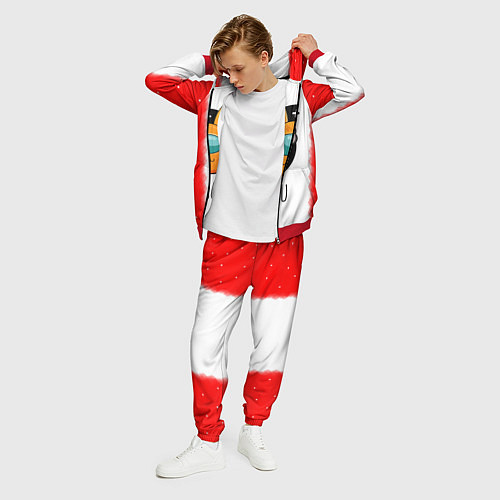 Мужской костюм Among Picachu / 3D-Красный – фото 3