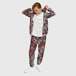 Костюм мужской Красные и Белые самураи, цвет: 3D-меланж — фото 2