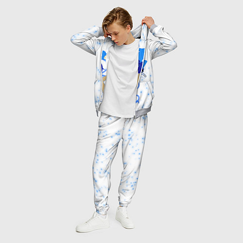 Мужской костюм Фигурное катание / 3D-Меланж – фото 3