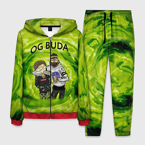 Мужской костюм Репер - OG Buda / 3D-Красный – фото 1