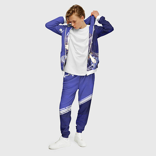 Мужской костюм Genshin Impact / 3D-Белый – фото 3