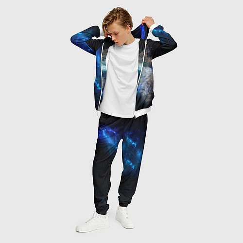 Мужской костюм Волчара Юморит / 3D-Белый – фото 3