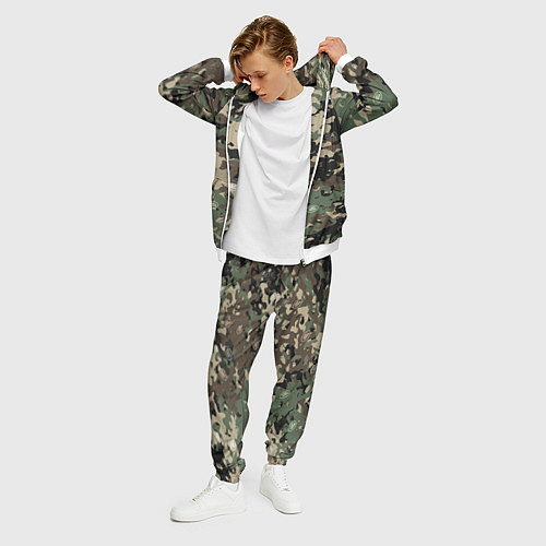 Мужской костюм Камуфляж Land Rover / 3D-Белый – фото 3