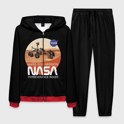 Мужской костюм NASA - Perseverance / 3D-Красный – фото 1