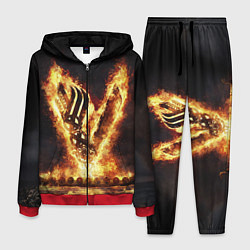 Костюм мужской ВИКИНГИ VIKINGS V, цвет: 3D-красный