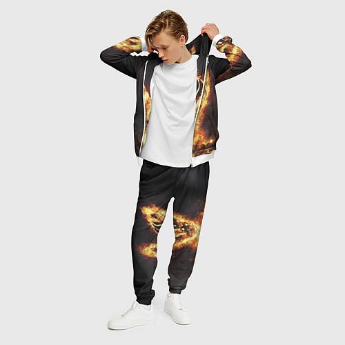 Мужской костюм ВИКИНГИ VIKINGS V / 3D-Белый – фото 3