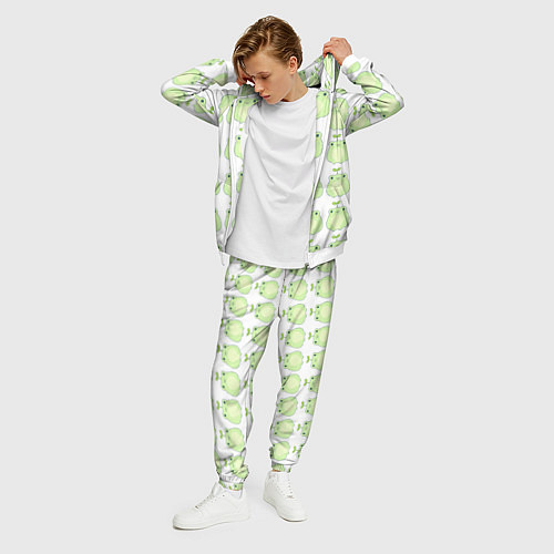 Мужской костюм Лягушки-росточки / 3D-Белый – фото 3