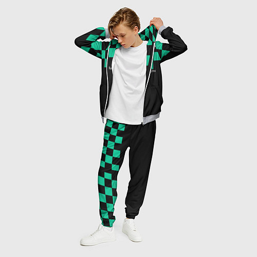 Мужской костюм Kamado Tanjirou Kimetsu no Yaiba / 3D-Меланж – фото 3