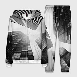 Костюм мужской Минимализм, цвет: 3D-белый