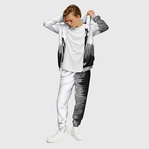 Мужской костюм SIREN HEAD DARK FOREST / 3D-Меланж – фото 3