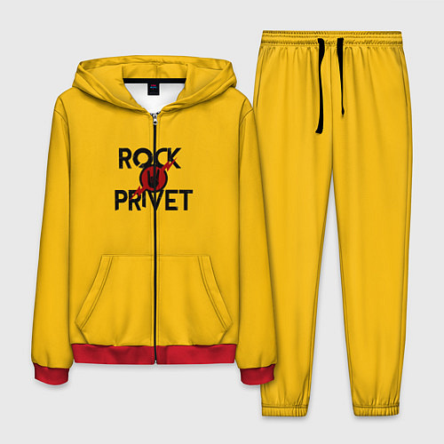 Мужской костюм Rock privet / 3D-Красный – фото 1