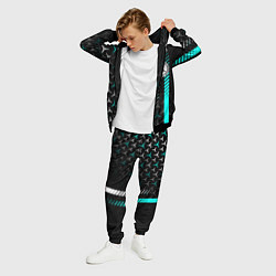 Костюм мужской МЕРСЕДЕС AQUA BLACK GRADIENT, цвет: 3D-черный — фото 2