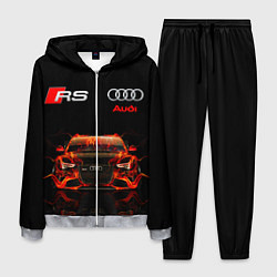 Костюм мужской AUDI RS 5 FIRE АУДИ РС 5, цвет: 3D-меланж