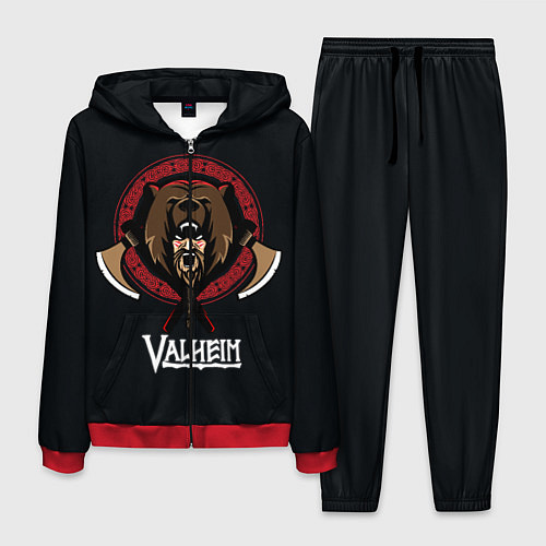 Мужской костюм Valheim Viking Bear / 3D-Красный – фото 1