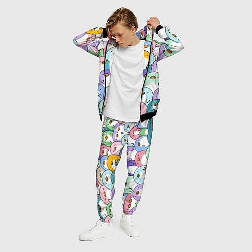 Мужской костюм Пингвины / 3D-Черный – фото 3