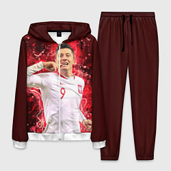 Костюм мужской Lewandowski Левандовски 9, цвет: 3D-белый